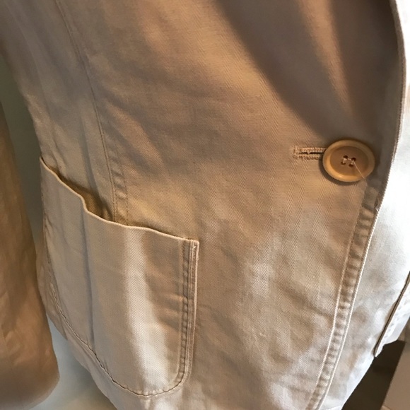 Club Monaco Casual Blazer Jacket - Beige - Picture 2 of 5